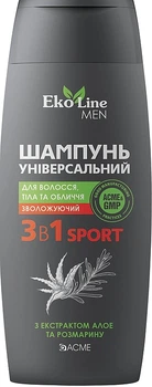 Шампунь универсальный 3в1 для волос, тела и лица - Acme Color EkoLine Men Sport 250ml (1206024-1733108674-2)