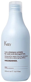 Шампунь для поврежденных волос - Kezy Macadamia Shampoo 1000ml