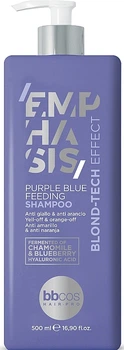 Шампунь питательный с фиолетово-синим пигментом - BBcos Emphasis Blond-Tech Effect Purple Blue Feeding Shampoo 1000ml (1202210-1846525188-2)