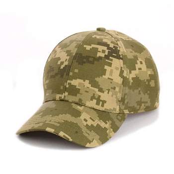 Тактична кепка без логотипу на липучках (One-size) Піксель