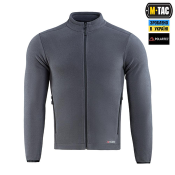 Тактична флісова кофта M-Tac Nord Fleece Polartec, розмір M, колір Dark Grey