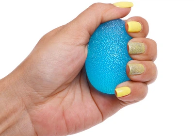 Эспандер кистевой Wealis Grip Egg синий (силиконовый эспандер для рук, яйцо, тренажер для предплечья и кисти рук) WS-7412-E1