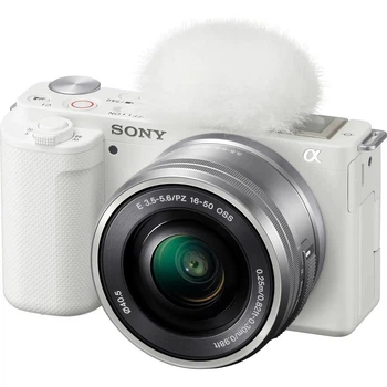 Беззеркальный фотоаппарат Sony ZV-E10 Kit 16-50mm f3.5-5.6 OSS White (ILCZVE10LW.CEC) G1212