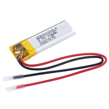 LiPo 70 mAh, 3,7V, 3,2x10,5x30,5мм GEB аккумулятор литий-полимерный GEB301030LP