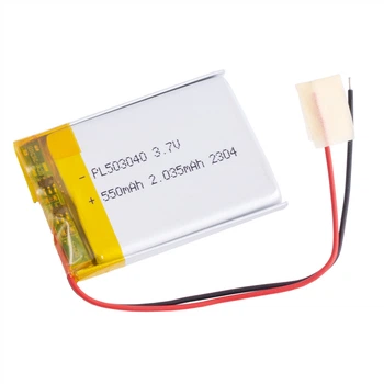 LiPo 550 mAh, 3,7V, 5x30x40мм LiPower аккумулятор литий-полимерный PL503040