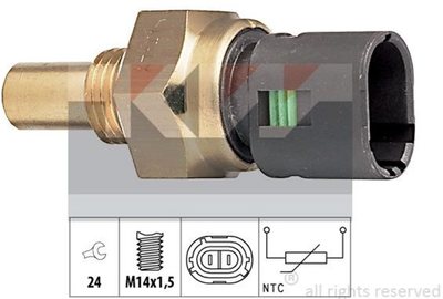 Датчик температури охолоджуючої рідини / оливи / палива KW (аналог EPS 1.830.193/Facet 7.3193) (530193)