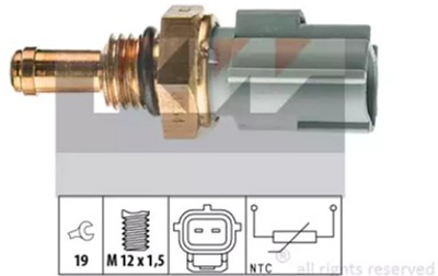 Датчик температуры охлаждающей жидкости / масла / топлива KW (аналог EPS 1.830.234/Facet 7.3234) (530234)