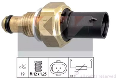 Датчик температуры охлаждающей жидкости / масла / топлива KW (аналог EPS 1.830.338/Facet 7.3338) (530338)