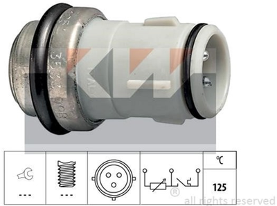 Датчик температуры охлаждающей жидкости / масла / топлива KW (аналог EPS 1.830.533/Facet 7.3533) (530533)