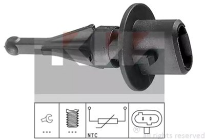 Датчик температури повітря KW (аналог EPS 1.994.010/Facet 10.4010) (494010)