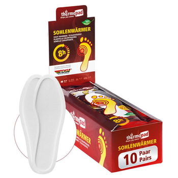 Набір хімічних грілок-устілок Thermopad Foot Warmer 10 пар 38-39 M (TPD 78192)