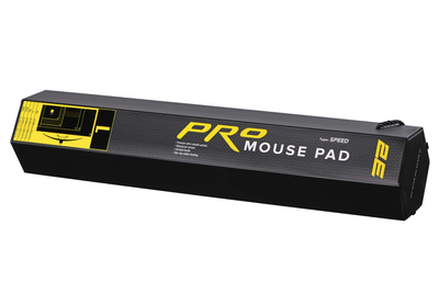 Ігрова поверхня 2E GAMING PRO Speed, L (450x400x3мм), чорний (2E-SPEED-L-BK-PRO)