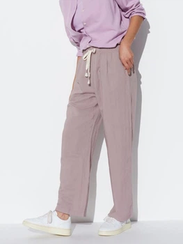 Брюки женские Uniqlo 613969007 XL Сиреневые (1159815472)