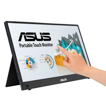 Монітор портативний Asus 15.6" ZenScreen mb16amtr mHDMI, 2xUSB-C, mm, ips, 7800mAh, Touch, Case 90lm04s0-b02170