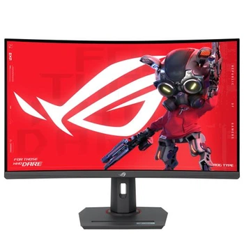 Монітор Asus 31.5" rog Strix xg32wcms hdmi, dp, usb-c, Audio, va, 2560x1440, 280Hz, 1ms, sRGB 125%, curved, AdaptiveSync, has, hdr400 90lm09x0-