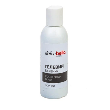 Гелевий харчовий барвник Чорний Dolce Bello 140 мл