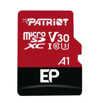 Карта памяти MicroSDXC 1TB UHS-I/U3 Class 10 Patriot EP A1 R90/W80MB/s + SD-adapter (466776)