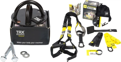 Набор Крепление EasyFit X-mount для петель ТРХ (TRX) на потолок или стену EF-2369 Черное (56000422) + Петли TRX EasyFit Pro Pack 4 Limited Version EF-2359 (56000618)