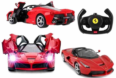 Samochód zdalnie sterowany Rastar LaFerrari Czerwony (5901384731014)