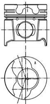 Поршня KOLBENSCHMIDT 99940620 Renault Laguna, Megane, Grand Scenic, Scenic; Suzuki Grand Vitara