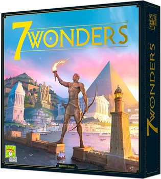 Настільна гра 7 Wonders 2nd Edition / 7 Чудес Друге (2-ге) видання + правила українською!