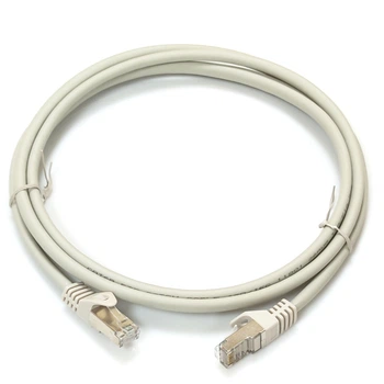 Патч-корд S-FTP, 10 м, кат. 6А, сірий, LW