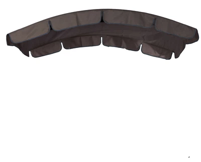 Тент (дах) для гойдалки з округлим дахом eGarden 145x225 коричневий