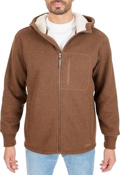 Куртка-шерпа Smith's Oversized Workwear Sherpa Thermal Hooded Jacket Color: Heather Hazelnut 3XL
