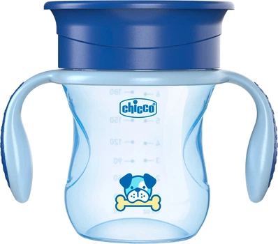 Чашка Chicco Perfect 360 Mix&Match Evolutionary 12 м+ Блакитна 200 мл (8058664070060)