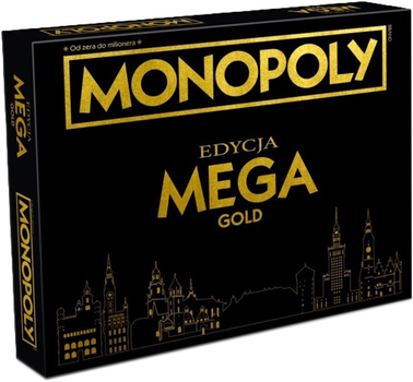 Gra planszowa Winning Moves Mega Gold Monopoly (5036905046770)