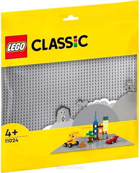 Zestaw klocków LEGO Classic Płytka konstrukcyjna Szara 12 szt (11024)