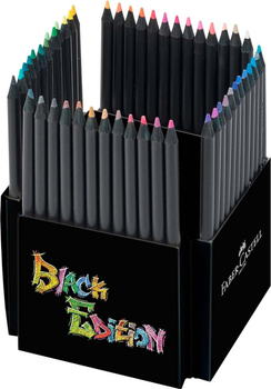 Набір кольорових олівців Faber-Castell Black Edition 50 шт (4005401164500)