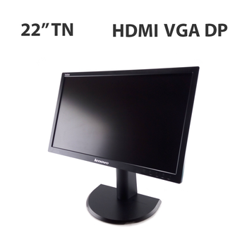 Монитор Lenovo ThinkVision LT2223z / 22" (1920x1080) TN / HDMI, VGA, DisplayPort б/у