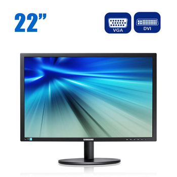 Монитор Samsung SyncMaster S22B420 / 22" (1680x1050) TN / DVI, VGA / VESA 100x100 б/у