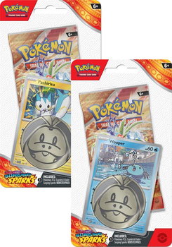 Karty do gry planszowej Rebel Pokémon TCG: Scarlet & Violet - Surging Sparks - Checklane Blister Display 12 szt. (820650869433)