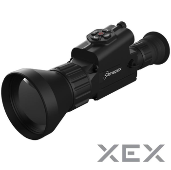 Тепловізійний приціл Senopex DOT A7 12mU, 75mm, 384x288pix, FOV 3,5x2,6гр, 7x, 913гр., IP67, 32GB, Д