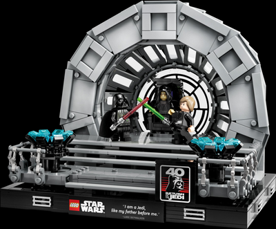 Zestaw klocków LEGO Star Wars Diorama Sala tronowa 807 elementów 3 szt (75352)