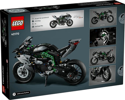 Конструктор LEGO Technic Kawasaki Ninja H2R 643 деталі 4 шт (42170)