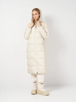 新品✨ 大人気ホワイト✨JENNEコットンビッグリボンカサブランカ Куртка зимняя длинная женская Columbia Omni-Shield Puffect II Long