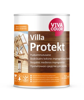 Грунт антисептик для дерева Villa Protekt 1 л
