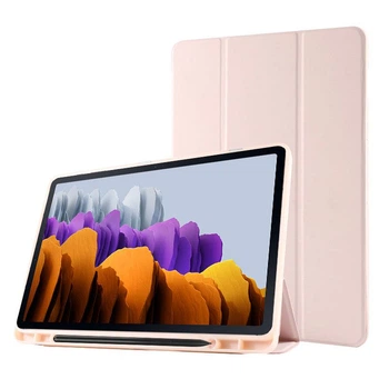 Чохол SlimTPU S-Pen holder для Samsung Galaxy Tab S7 Sm-T870 T875 RoseRed