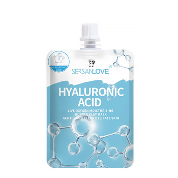 Маска для лица SERSANLOVE Hyaluronic Acid Live Oxygen Moisturizing Bubble Clay экстракт гиалуроновой кислоты
