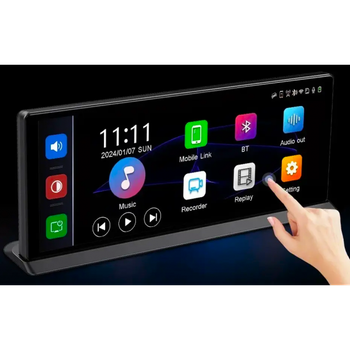 Відеореєстратор на торпеду 10.26" сенсор Full HD ADAS Wi-Fi Carplay Bluetooth