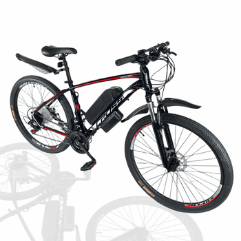 Велосипед з Е-комплектом 27.5" Cross Tracker 48В 500Вт 15 Ah/ до 55 км запас ходу+дисплей+вилка Lock Out