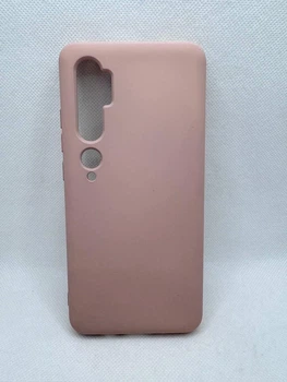 Силиконовый чехол Silicone Cover Full My colors для Xiaomi Mi Note 10 Бежевый