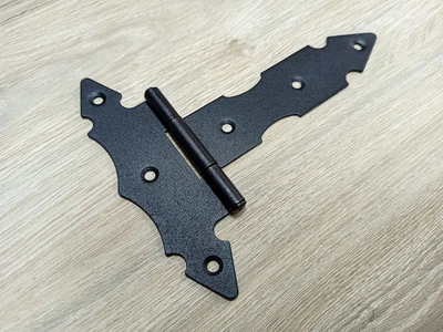 Петля накладная декоративная Стрела P130х125 (Черная)