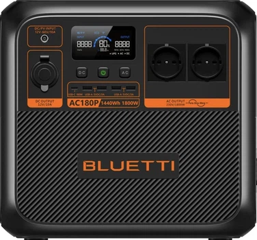 Зарядна станція Bluetti AC180P 1440Wh 400000 mAh 1800W (PB931255)
