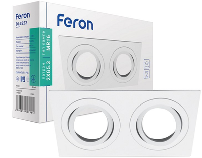 Светильник точечный Feron DL6222 MR-16 белый (2000018057964)