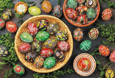 Пазл картонний Ukrainian Puzzles "Писанки" 500 елементів