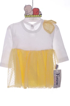 Платье c длинным рукавом Baby girl желтое 74 см (43584)